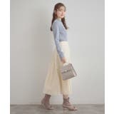 【洗える・着映え・通勤】フラワーエンブロスカート | Couture brooch | 詳細画像2 