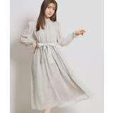 【洗える・着映え】楊柳小花シャーリングワンピース | Couture brooch | 詳細画像6 