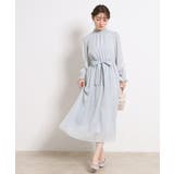 【洗える・着映え】楊柳小花シャーリングワンピース | Couture brooch | 詳細画像18 