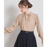 【前後2WAY・洗える】RTピケ リボン ブラウス | Couture brooch | 詳細画像15 