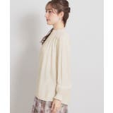 【前後2WAY・洗える】RTピケ リボン ブラウス | Couture brooch | 詳細画像29 