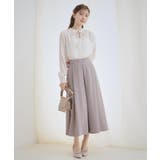 【前後2WAY・洗える】RTピケ リボン ブラウス | Couture brooch | 詳細画像9
