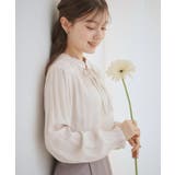【前後2WAY・洗える】RTピケ リボン ブラウス | Couture brooch | 詳細画像12