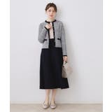 【ハレの日・通勤】ラメツイード ニットカーディガン | Couture brooch | 詳細画像13 