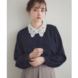 レース衿ジョーゼットブラウス | Couture brooch | 詳細画像8