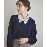 レース衿ジョーゼットブラウス | Couture brooch | 詳細画像9