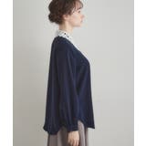 レース衿ジョーゼットブラウス | Couture brooch | 詳細画像16