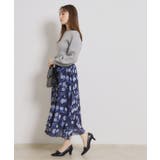 【洗える】リボンエンブロ細ケーブルニット | Couture brooch | 詳細画像2 