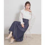 【着映え・洗える】ラメカットドビーフリルブラウス | Couture brooch | 詳細画像4 