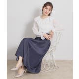 【着映え・洗える】ラメカットドビーフリルブラウス | Couture brooch | 詳細画像6 