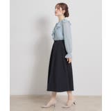 【着映え・洗える】ラメカットドビーフリルブラウス | Couture brooch | 詳細画像20 