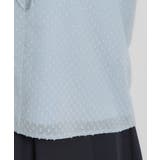 【着映え・洗える】ラメカットドビーフリルブラウス | Couture brooch | 詳細画像37 