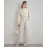 【洗える・着映え】オーガンジーリボンタイ ニット | Couture brooch | 詳細画像1 