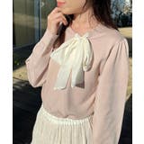 【洗える・着映え】オーガンジーリボンタイ ニット | Couture brooch | 詳細画像35 