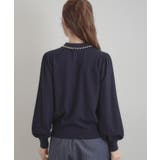 【洗える・着映え】パール調衿ニット | Couture brooch | 詳細画像43 