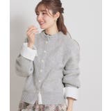 シャツレイヤード風カーディガン | Couture brooch | 詳細画像8 