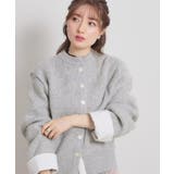 シャツレイヤード風カーディガン | Couture brooch | 詳細画像11 