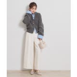 シャツレイヤード風カーディガン | Couture brooch | 詳細画像18 