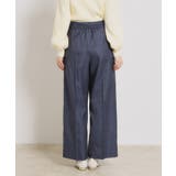 【洗える・S-LL】デニムライク ベルト付きパンツ | Couture brooch | 詳細画像21 