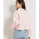 配色ストライプショートシャツ | Couture brooch | 詳細画像4 