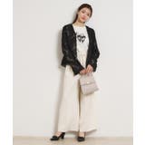 ペプラムフラワーモチーフブラウス | Couture brooch | 詳細画像10 