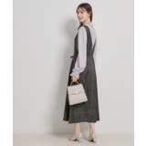 【洗える】デニムライク細リボンジャンスカ | Couture brooch | 詳細画像3 