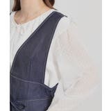 【洗える】デニムライク細リボンジャンスカ | Couture brooch | 詳細画像21 