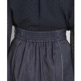 【洗える】デニムライク細リボンスカート | Couture brooch | 詳細画像22 