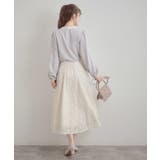 【洗える・ハレの日・通勤】配色 細リボンタイ ブラウス | Couture brooch | 詳細画像12 