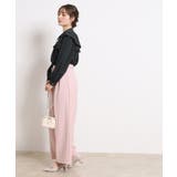 【洗える・リボン取り外し可】フリルジョーゼットブラウス | Couture brooch | 詳細画像22 