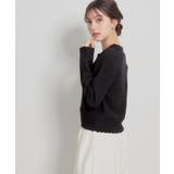 【洗える着映え】ビジュー釦ポロニット | Couture brooch | 詳細画像12 