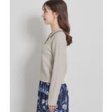 【洗える着映え】ビジュー釦ポロニット | Couture brooch | 詳細画像23 