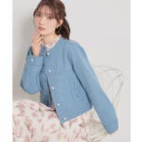 【洗える・綿100％】パール調ボタン デニムジャケット | Couture brooch | 詳細画像3 