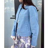 【洗える・綿100％】パール調ボタン デニムジャケット | Couture brooch | 詳細画像11 