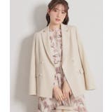 【洗える・ハレの日・通勤】パール調ボタン テーラードジャケット | Couture brooch | 詳細画像44 