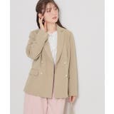 【洗える・ハレの日・通勤】パール調ボタン テーラードジャケット | Couture brooch | 詳細画像5 