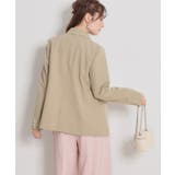 【洗える・ハレの日・通勤】パール調ボタン テーラードジャケット | Couture brooch | 詳細画像6 