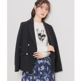【洗える・ハレの日・通勤】パール調ボタン テーラードジャケット | Couture brooch | 詳細画像23 