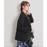 【洗える・ハレの日・通勤】パール調ボタン テーラードジャケット | Couture brooch | 詳細画像25 