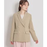 【洗える・ハレの日・通勤】パール調ボタン テーラードジャケット | Couture brooch | 詳細画像58 