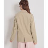 【洗える・ハレの日・通勤】パール調ボタン テーラードジャケット | Couture brooch | 詳細画像60 