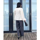 【洗える・ハレの日・通勤】パール調ボタン テーラードジャケット | Couture brooch | 詳細画像53 