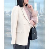 【洗える・ハレの日・通勤】パール調ボタン テーラードジャケット | Couture brooch | 詳細画像54 