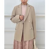 【洗える・ハレの日・通勤】パール調ボタン テーラードジャケット | Couture brooch | 詳細画像18 