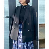 【洗える・ハレの日・通勤】パール調ボタン テーラードジャケット | Couture brooch | 詳細画像38 