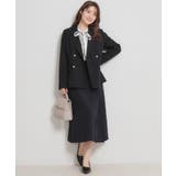 【洗える・ハレの日・通勤】パール調ボタン テーラードジャケット | Couture brooch | 詳細画像26 