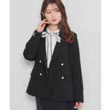 【洗える・ハレの日・通勤】パール調ボタン テーラードジャケット | Couture brooch | 詳細画像27 