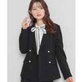 【洗える・ハレの日・通勤】パール調ボタン テーラードジャケット | Couture brooch | 詳細画像28 