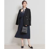 【洗える・ハレの日・通勤】パール調ボタン テーラードジャケット | Couture brooch | 詳細画像30 