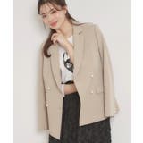 【洗える・ハレの日・通勤】パール調ボタン テーラードジャケット | Couture brooch | 詳細画像13 